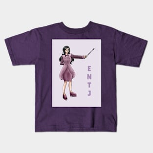 ANIME GIRL MBTI ENTJ Kids T-Shirt